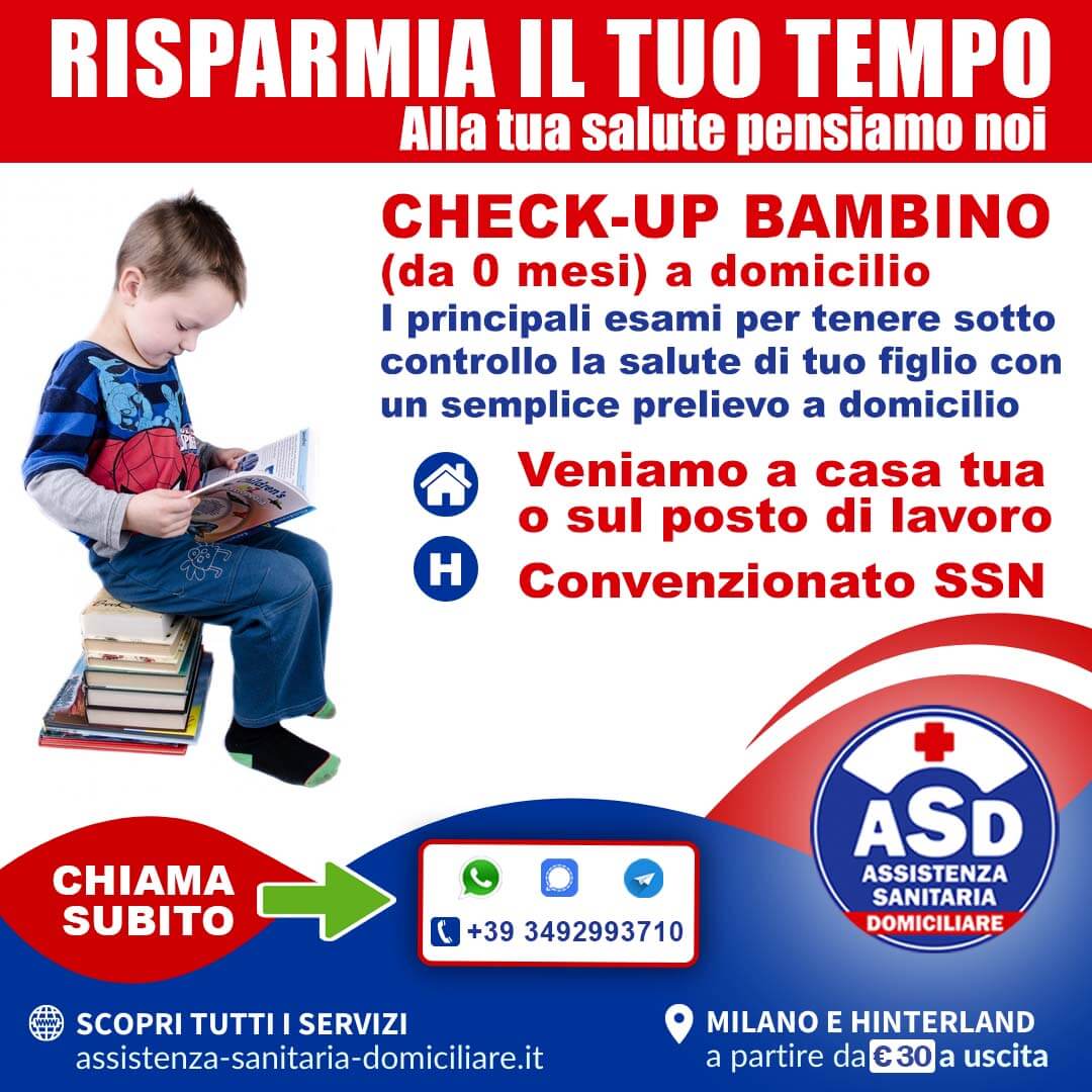 CHECK-UP BAMBINO A DOMICILIO